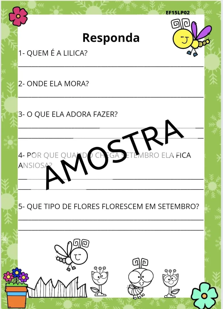 🌸ATIVIDADES + PLANO DE AULA PRIMAVERA🌸 — imagem 3