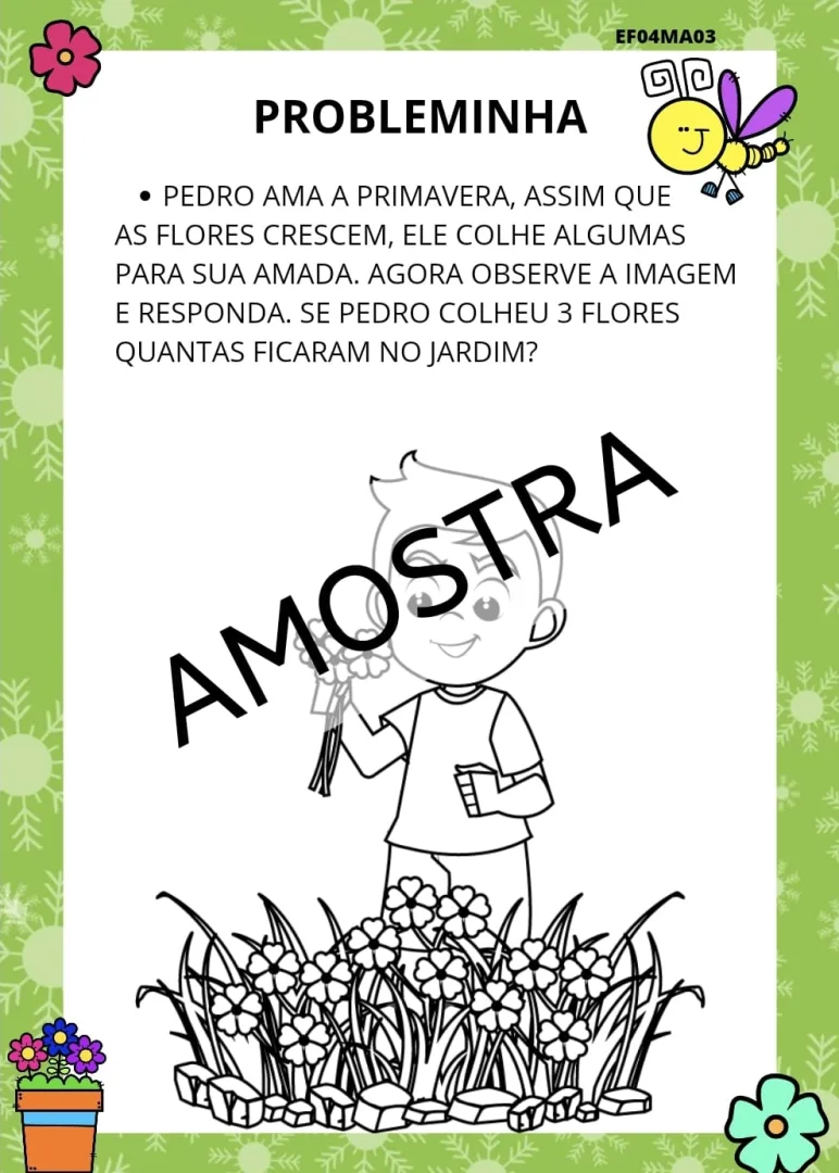 🌸ATIVIDADES + PLANO DE AULA PRIMAVERA🌸 — imagem 6