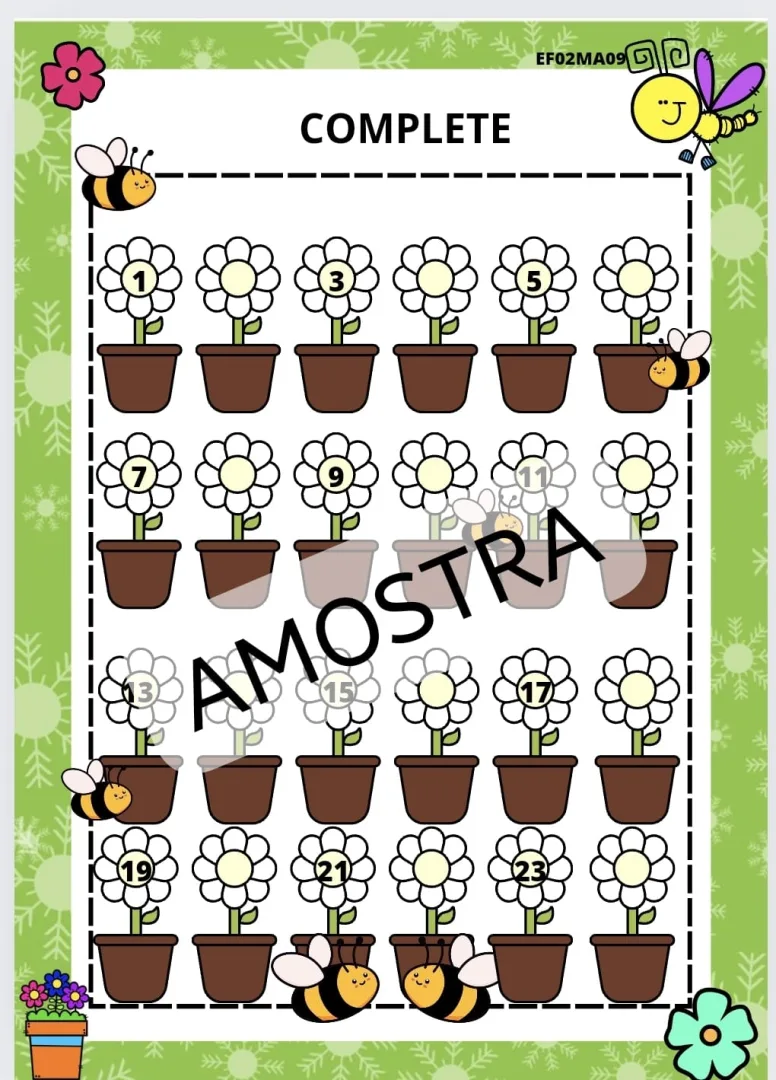 🌸ATIVIDADES + PLANO DE AULA PRIMAVERA🌸 — imagem 7