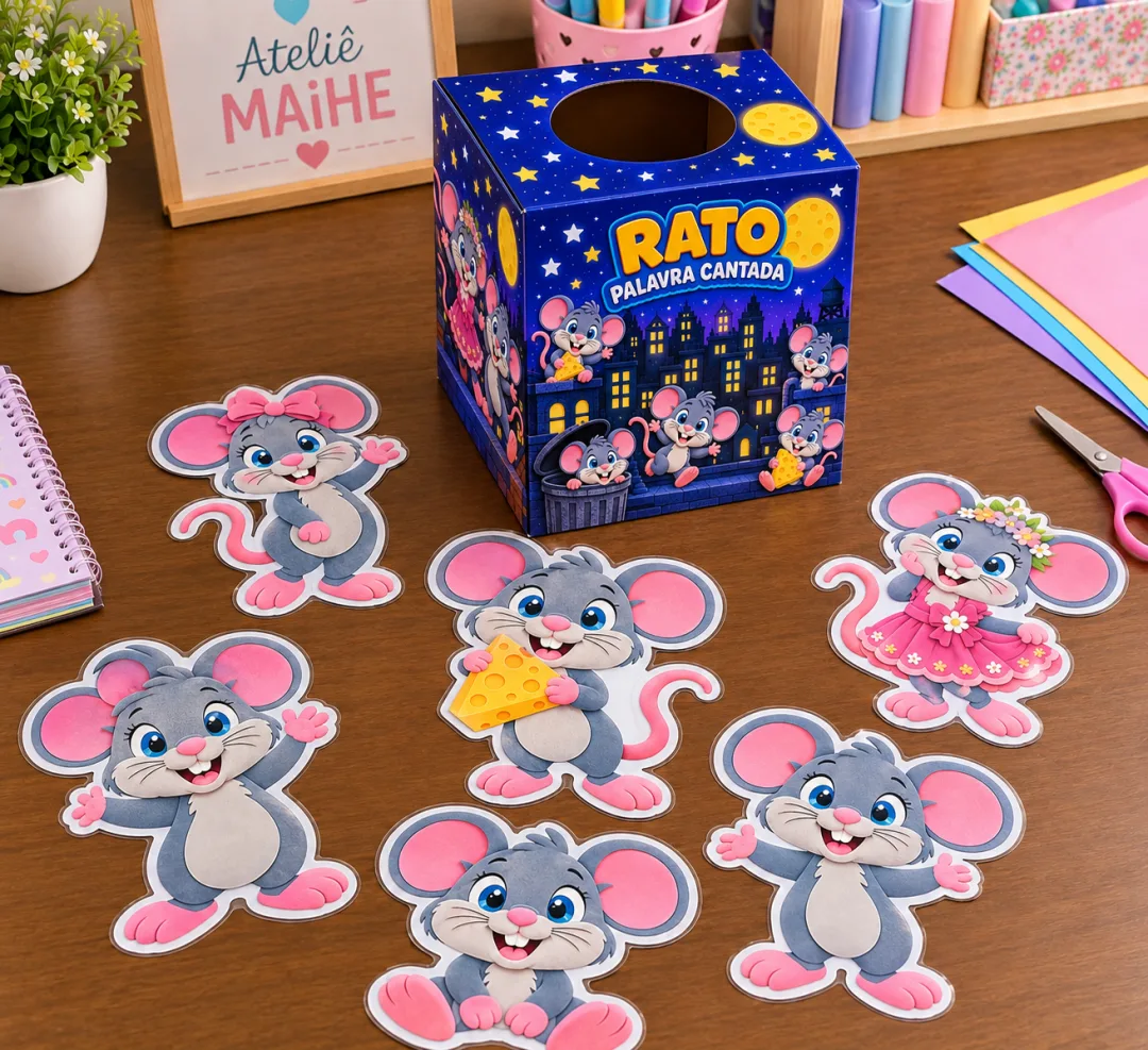 Rato - Palavra Cantada - Educação Infantil - Arquivo Digital - Kit — imagem 3