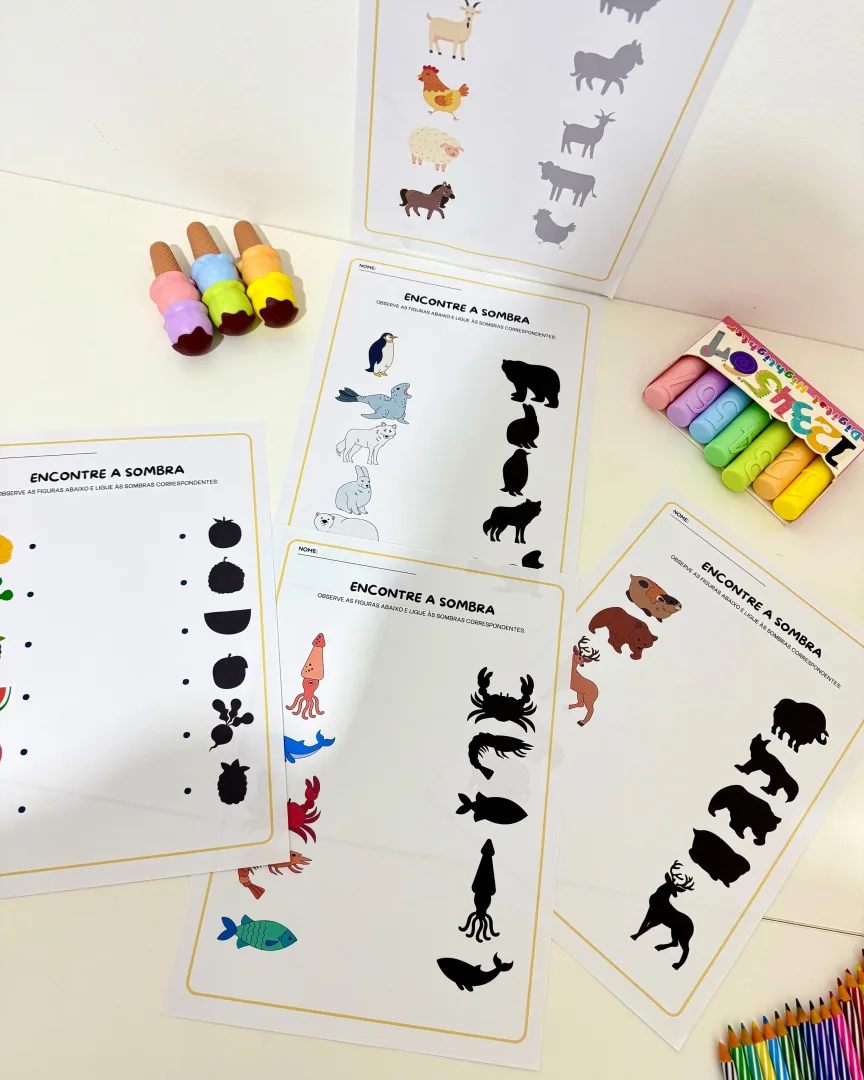 Atividades Sombras para Educação Infantil e Anos Iniciais  — imagem 6