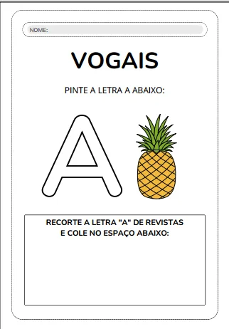 Atividades Vogais para Educação Infantil.PDF — imagem 2