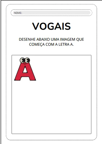 Atividades Vogais para Educação Infantil.PDF — imagem 3
