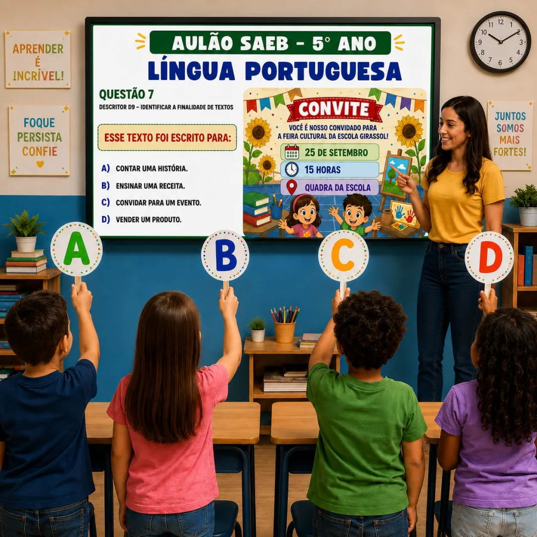 Aulão com Descritores Saeb - 5° ano Fundamental  — imagem 5