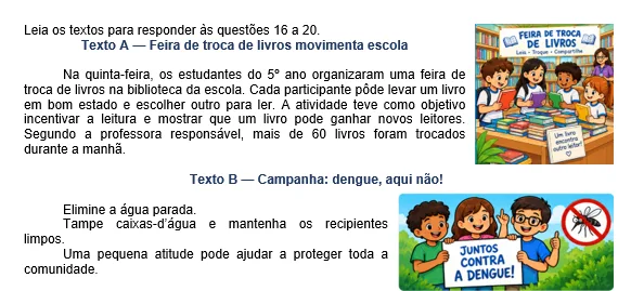 Avaliação de Língua Portuguesa 5º Ano – 4º Bimestre com Gabarito — imagem 4