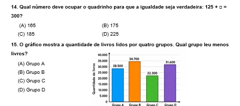 Avaliação de Matemática para o 5º Ano – 4º Bim - Gabarito em pdf — imagem 3