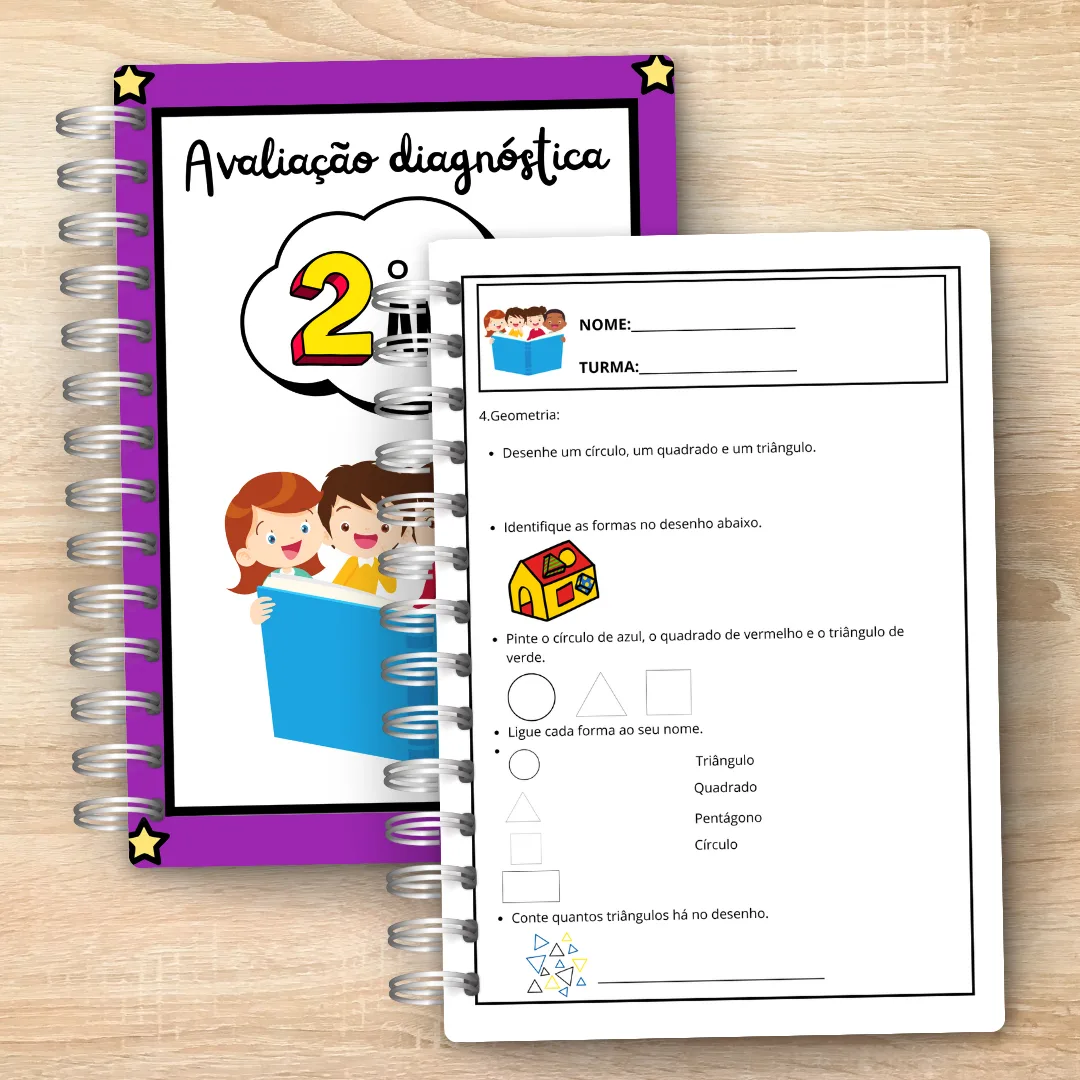 📚 AVALIAÇÃO DIAGNÓSTICA – 2º ANO | 20 PÁGINAS — imagem 2