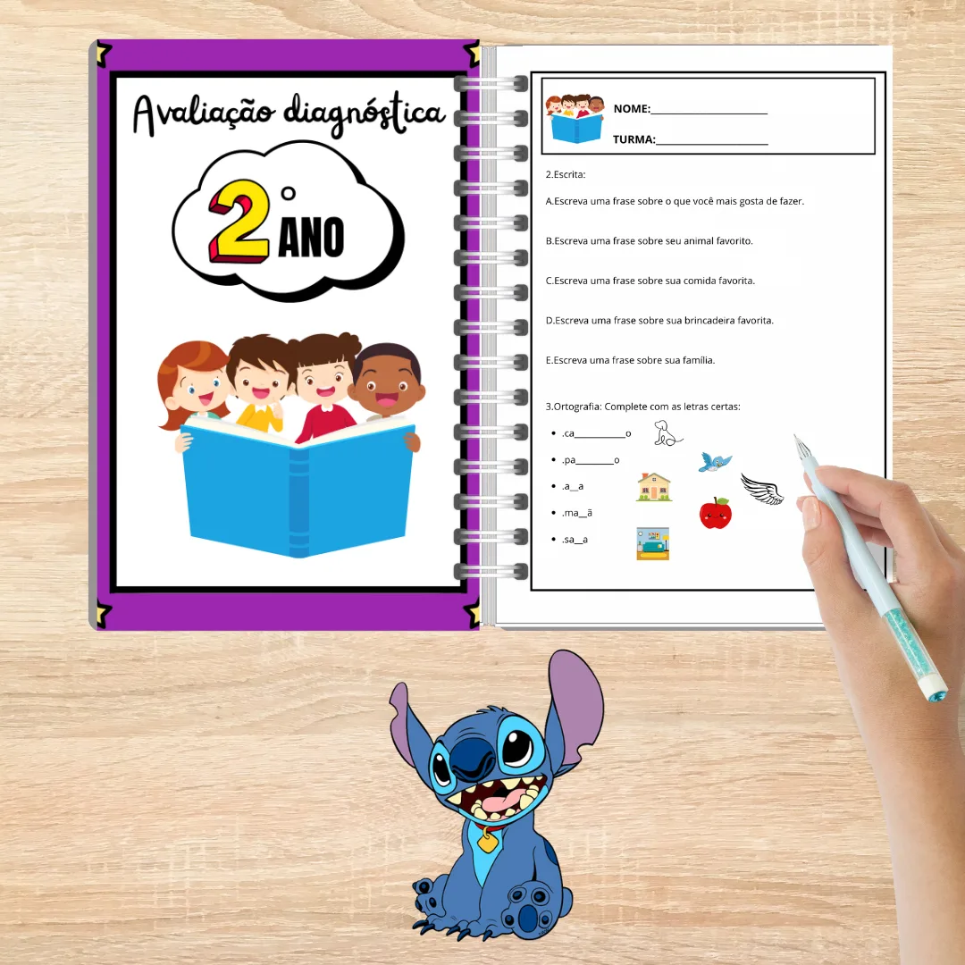 📚 AVALIAÇÃO DIAGNÓSTICA – 2º ANO | 20 PÁGINAS — imagem 3