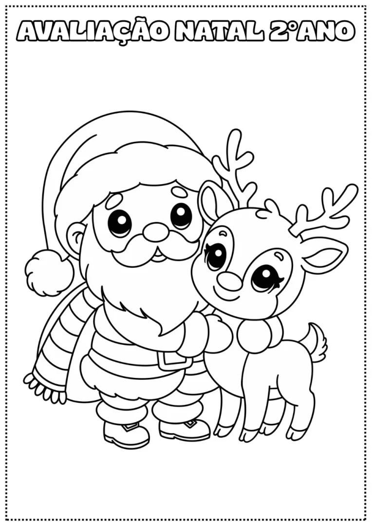 Avaliação Natal 2 Ano — Pronto para Imprimir — imagem 2