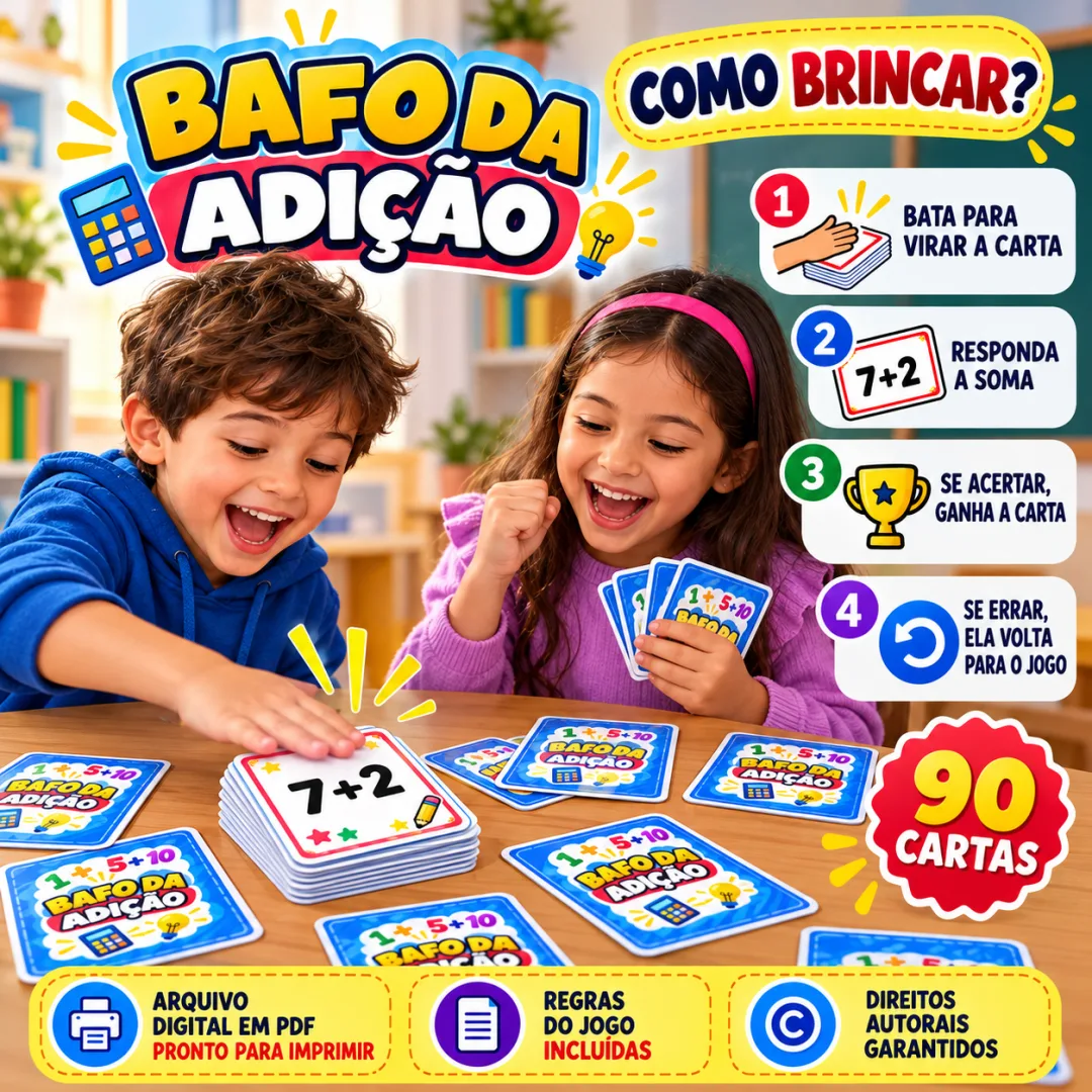 Bafo da Adição – Jogo de Soma em PDF — imagem 3