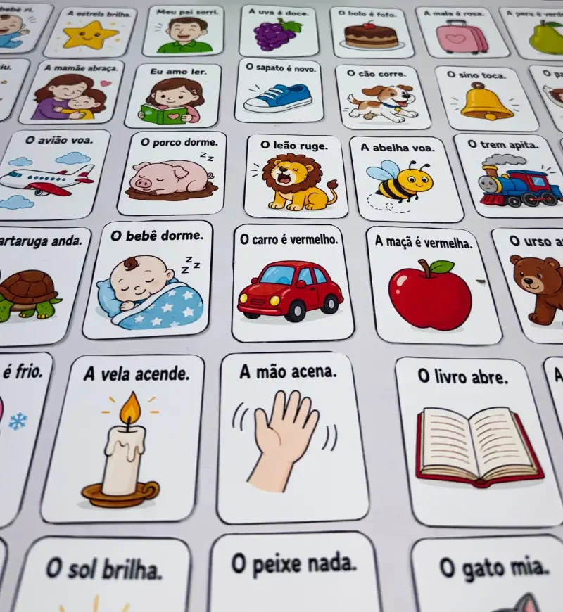 Bafo da Leitura - Jogo de Alfabetização PDF com 170 Cartas — imagem 4