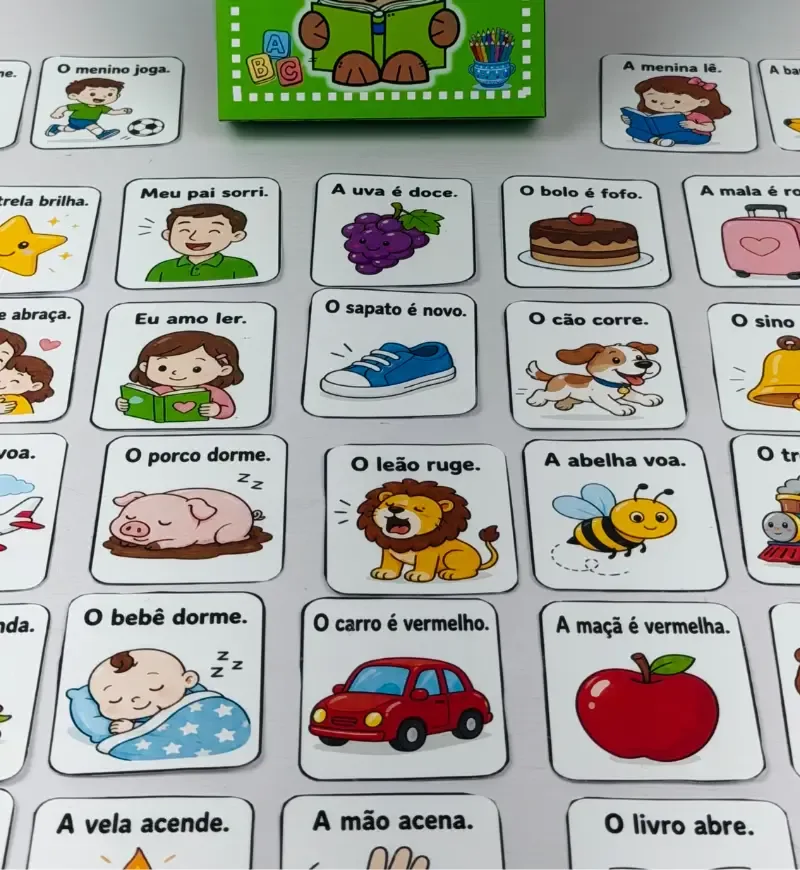 Bafo da Leitura - Jogo de Alfabetização PDF com 170 Cartas — imagem 5