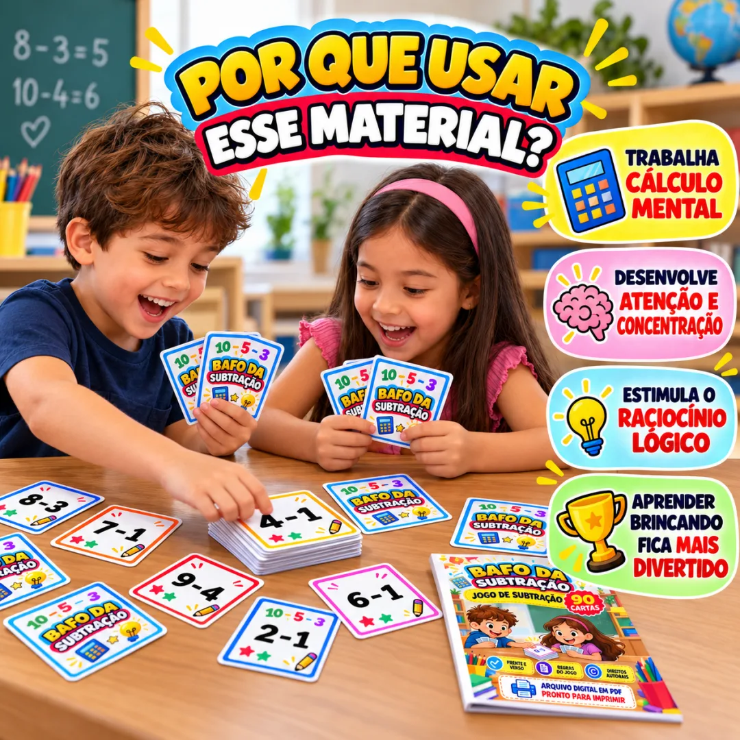 Bafo da Subtração – Jogo Matemático em PDF — imagem 2