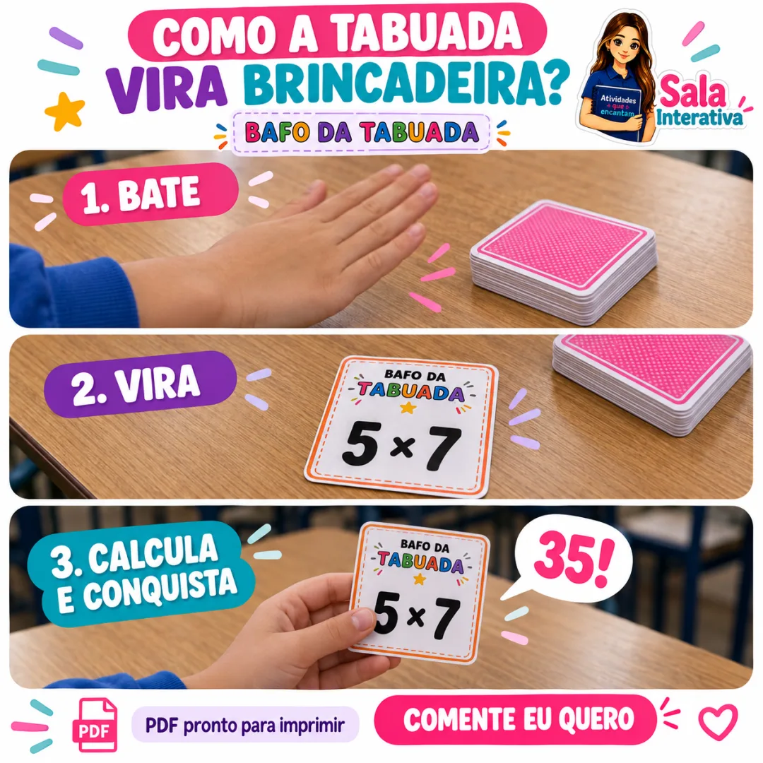 Bafo da Tabuada  Jogo de Multiplicação  — imagem 4