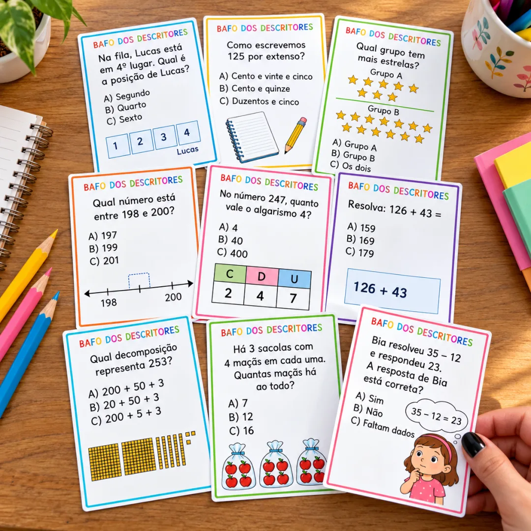 Bafo dos Descritores de Matemática - 2º Ano Saeb — imagem 3