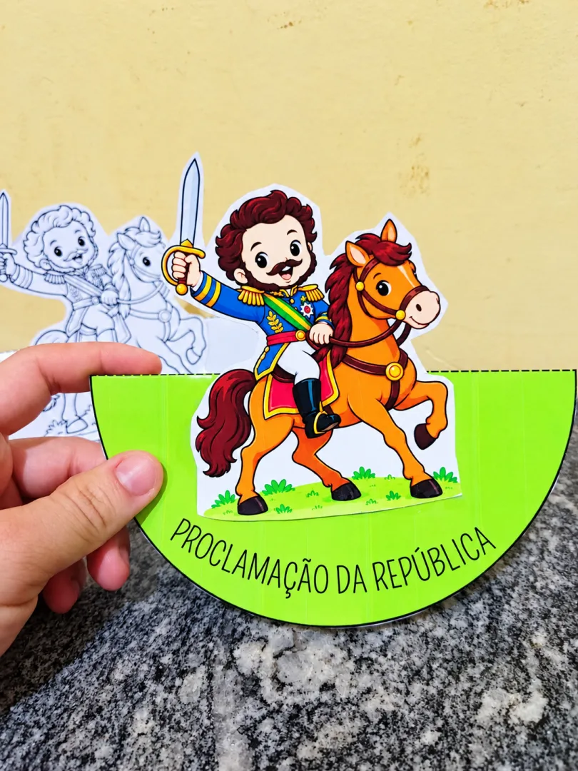 Atividade 3D Proclamação da República - 1º Ano Educação Infantil - PDF — imagem 3