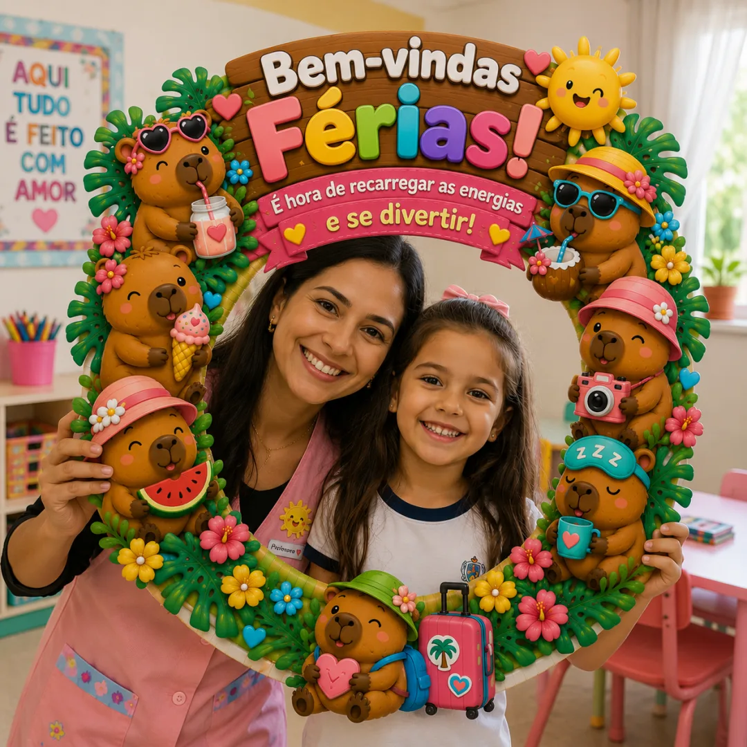 BAMBOLÊ DE FÉRIAS CAPIVARINHAS — imagem 2