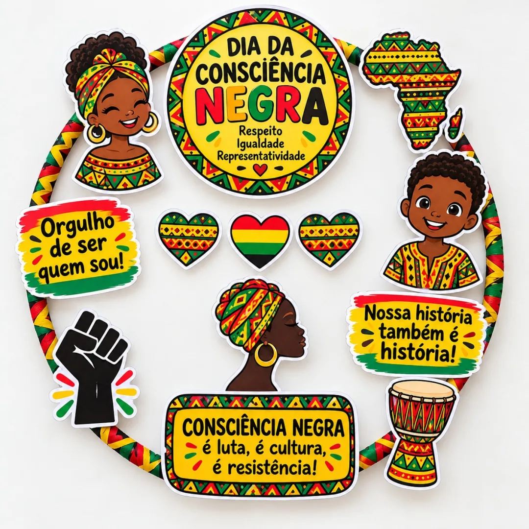 Atividade Lúdica com Bambolê - Dia da Consciência Negra - PDF  — imagem 2