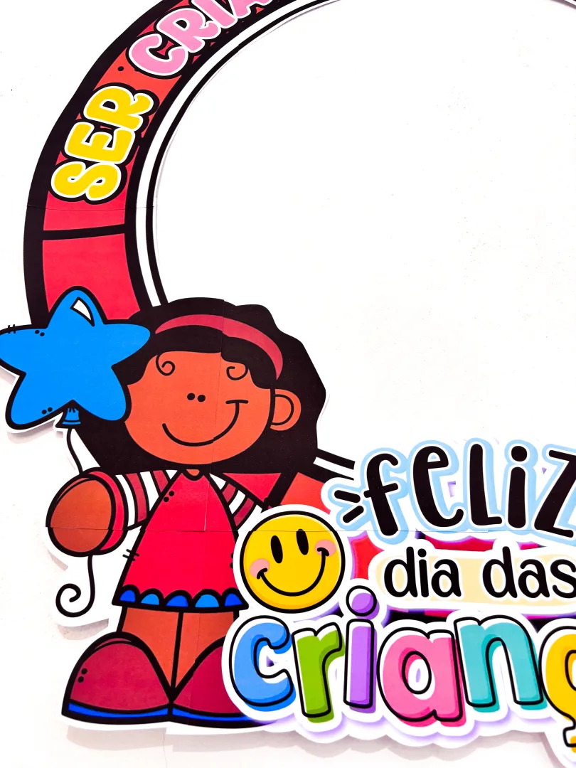 Bambolê Dia das Crianças: Moldura para Fotos Escolares — imagem 4
