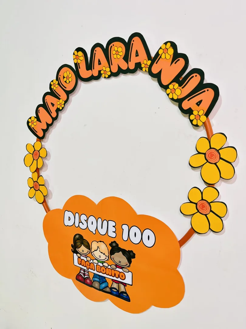 BAMBOLÊ MAIO LARANJA PARA FOTOS — imagem 7