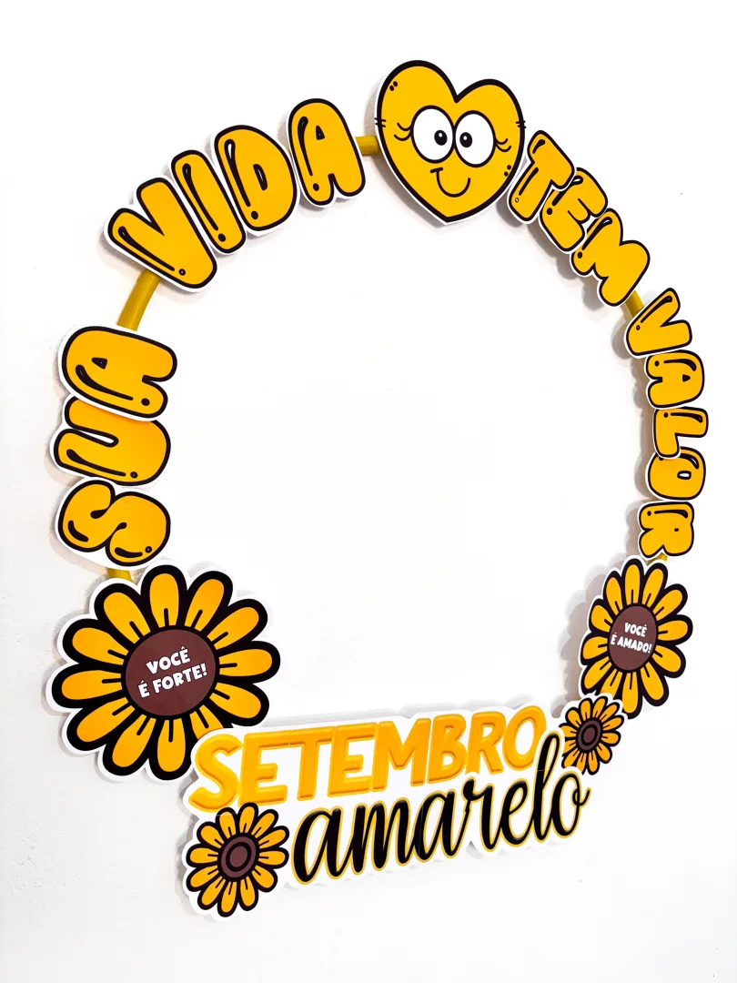 Bambolê Setembro Amarelo - Sua vida tem valor — imagem 3