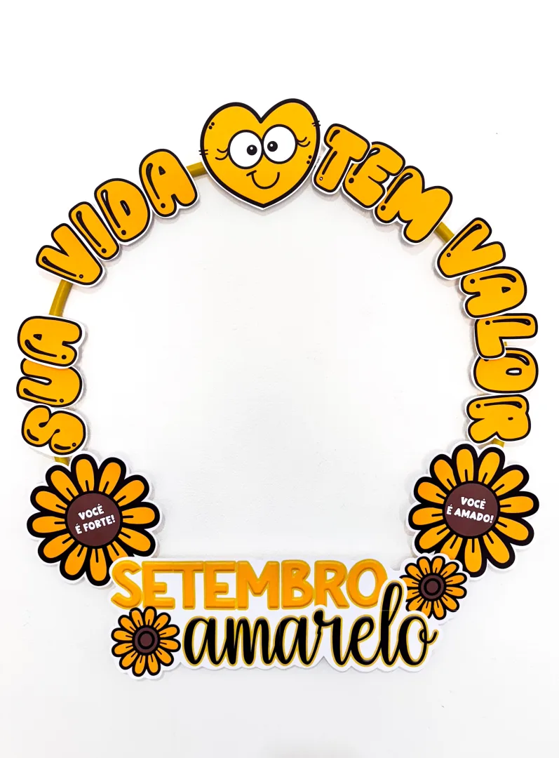 Bambolê Setembro Amarelo - Sua vida tem valor — imagem 5