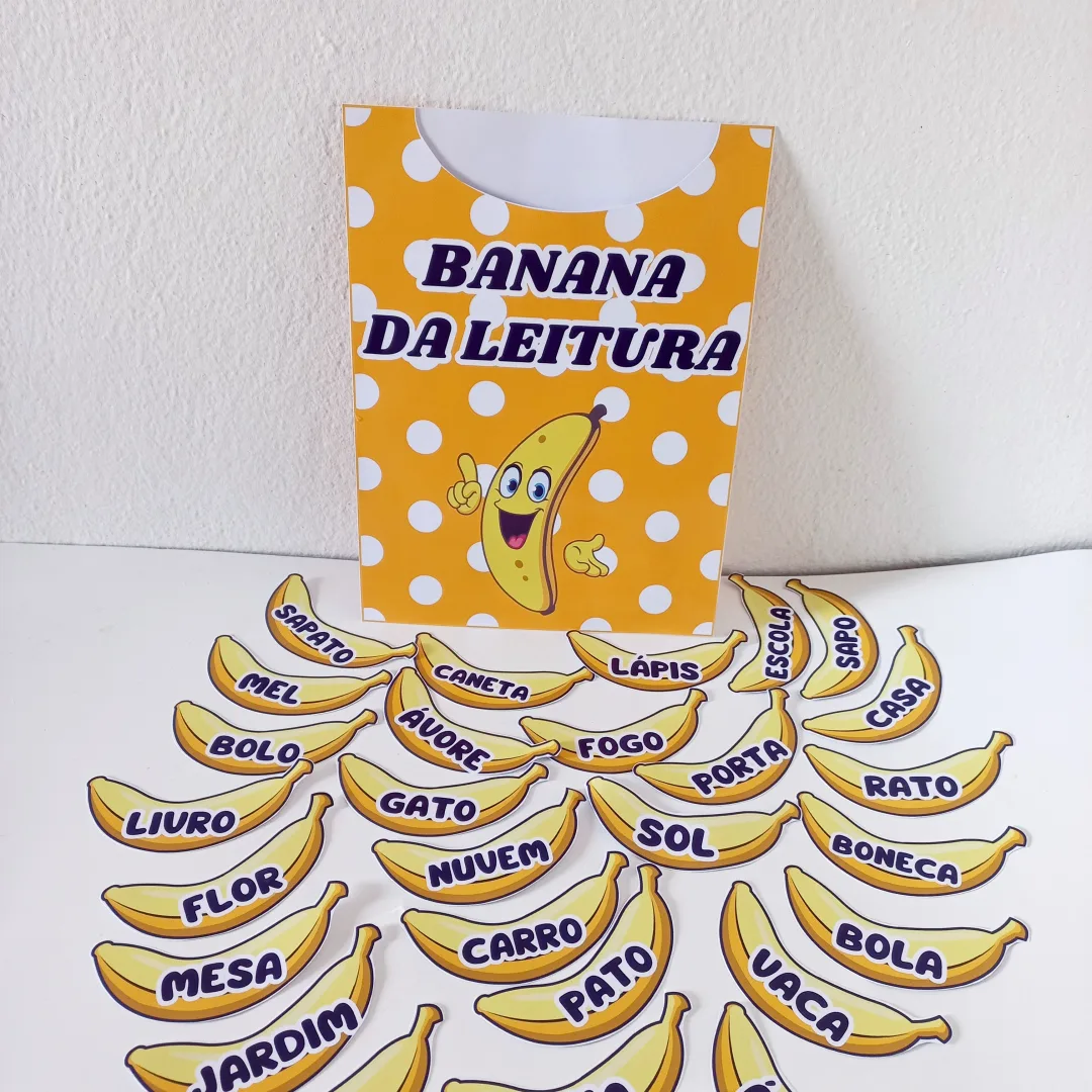 Banana da Leitura - Educação Infantil - PDF com 30 cards — imagem 3