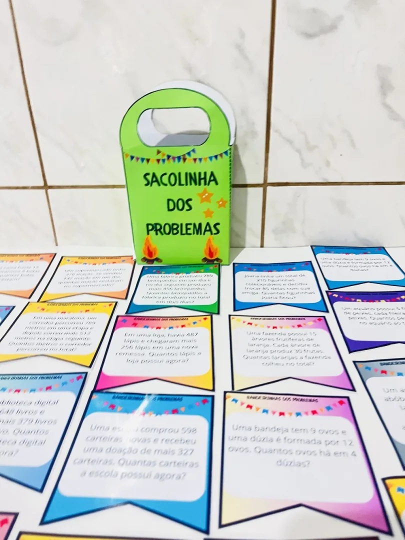 Bandeirinhas dos Problemas 3 Ano — Pronto para Imprimir — imagem 2