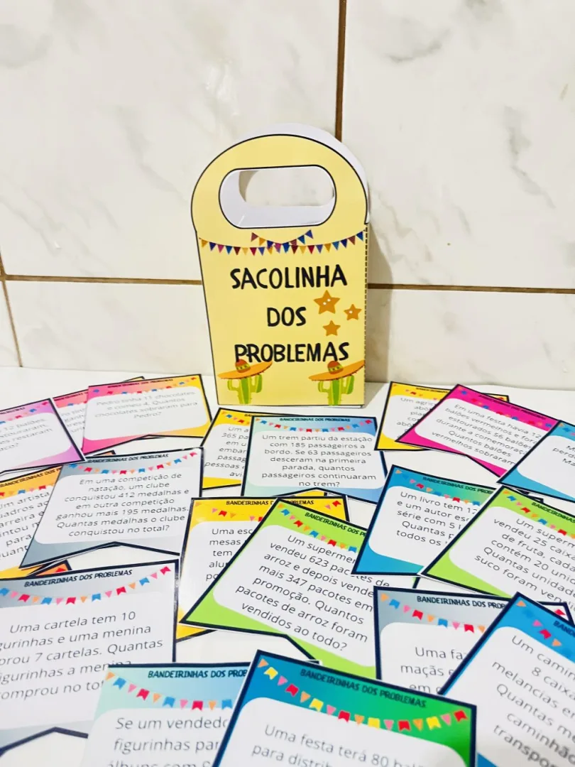 Bandeirinhas dos Problemas 4 e 5 Ano — Pronto para Imprimir — imagem 2