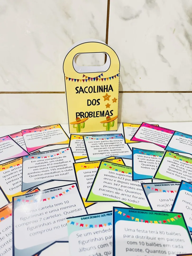Bandeirinhas dos Problemas 4 e 5 Ano — Pronto para Imprimir — imagem 3