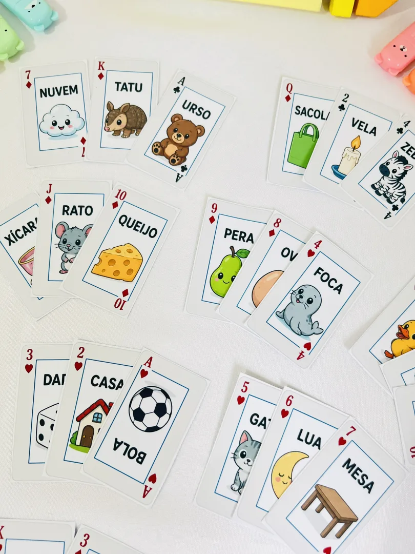 Baralho da Leitura – 50 Cartas Ilustradas para Alfabetização Em PDF! — imagem 3