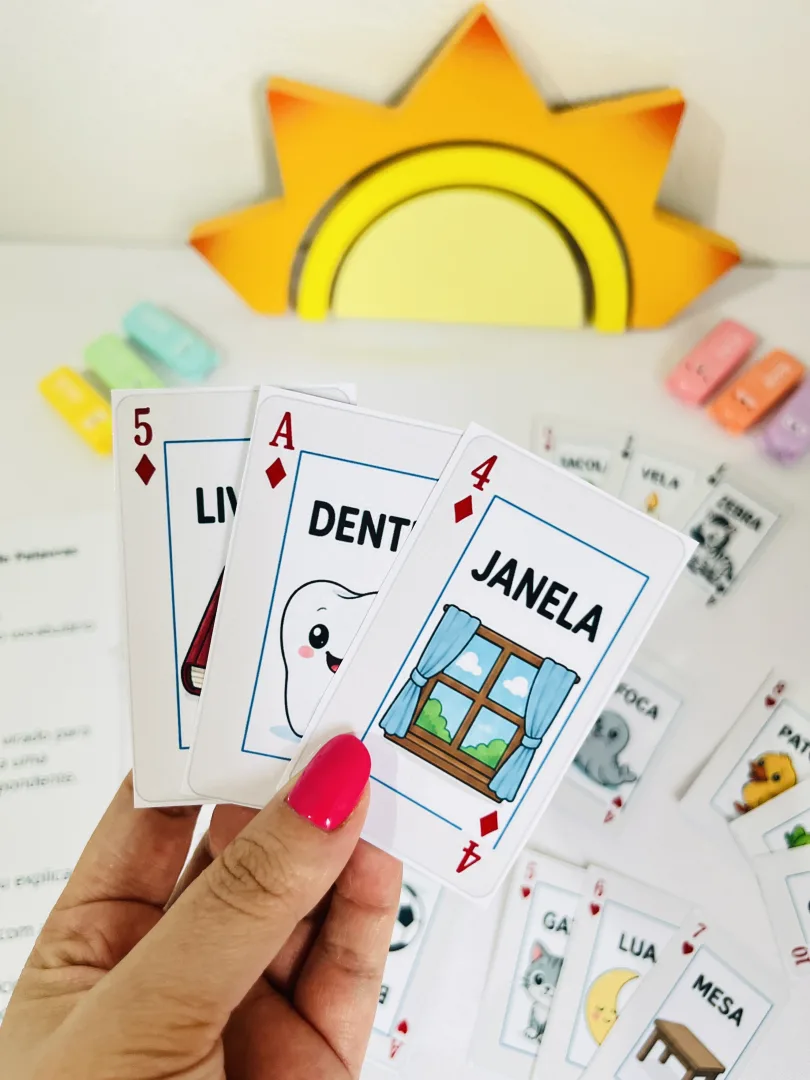 Baralho da Leitura – 50 Cartas Ilustradas para Alfabetização Em PDF! — imagem 4