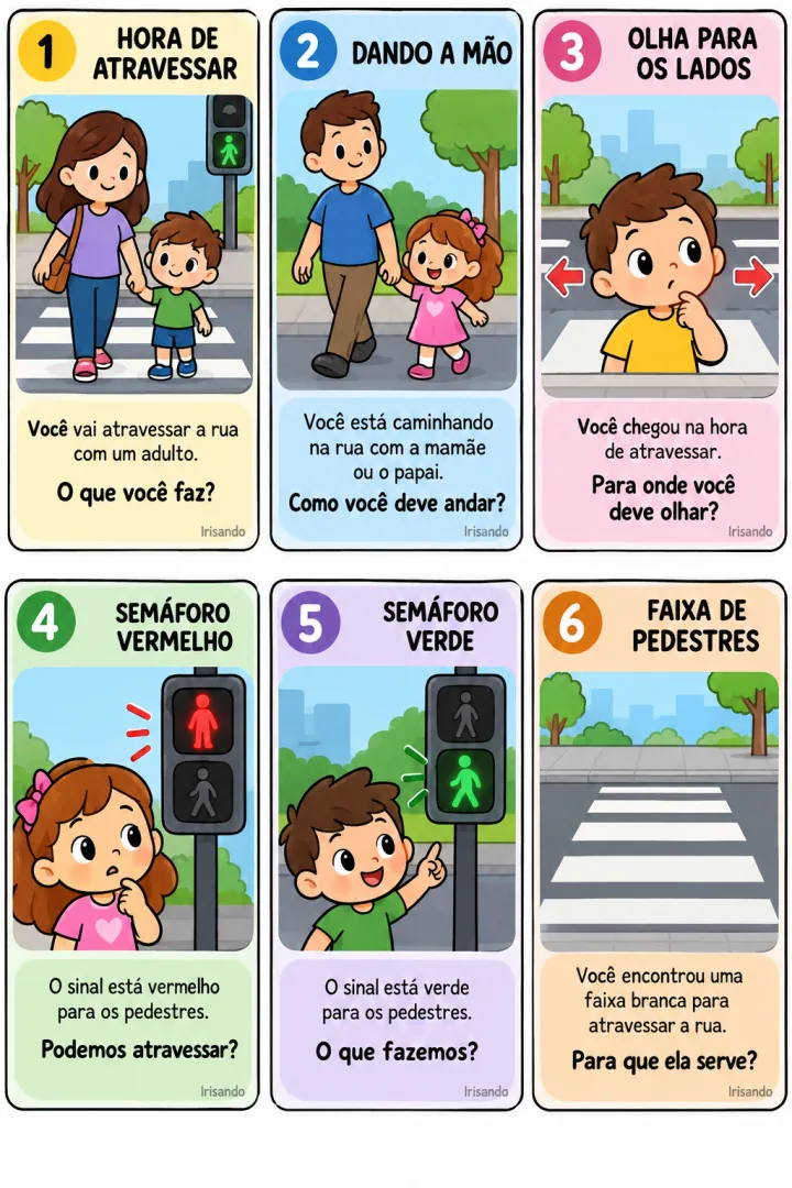 BARALHO DO TRÂNSITO — 24 CARTAS PARA EDUCAÇÃO INFANTIL — imagem 3