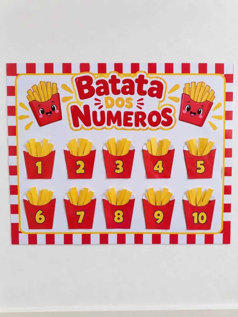  Batata dos Números - Educação Infantil - PDF 19 Páginas — imagem 2