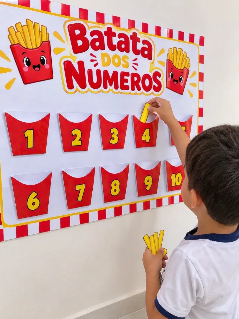  Batata dos Números - Educação Infantil - PDF 19 Páginas — imagem 4