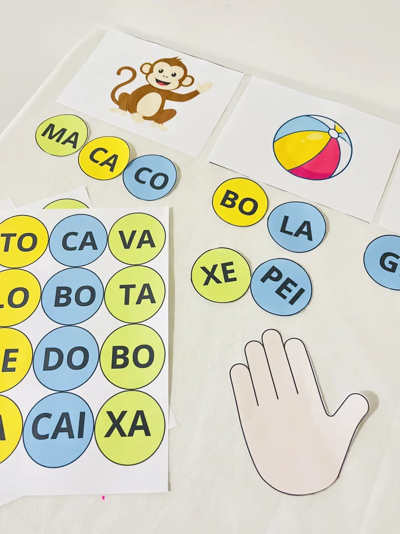 Bate Sílabas – Recurso Pedagógico para Alfabetização e Leitura — imagem 3