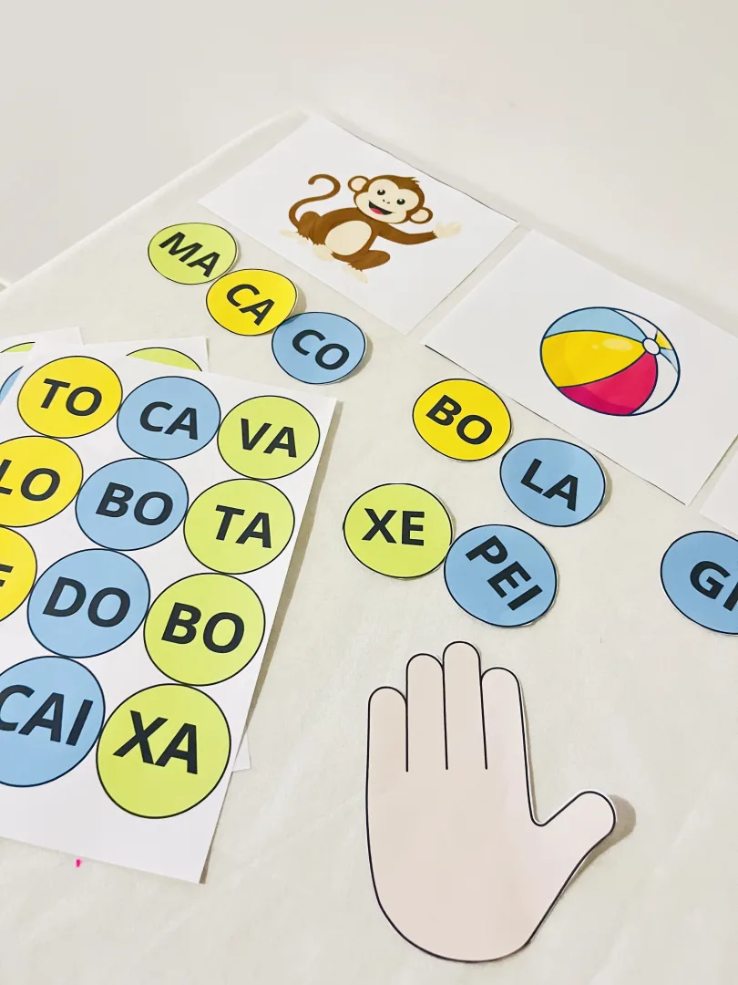 Bate Sílabas – Recurso Pedagógico para Alfabetização e Leitura — imagem 6