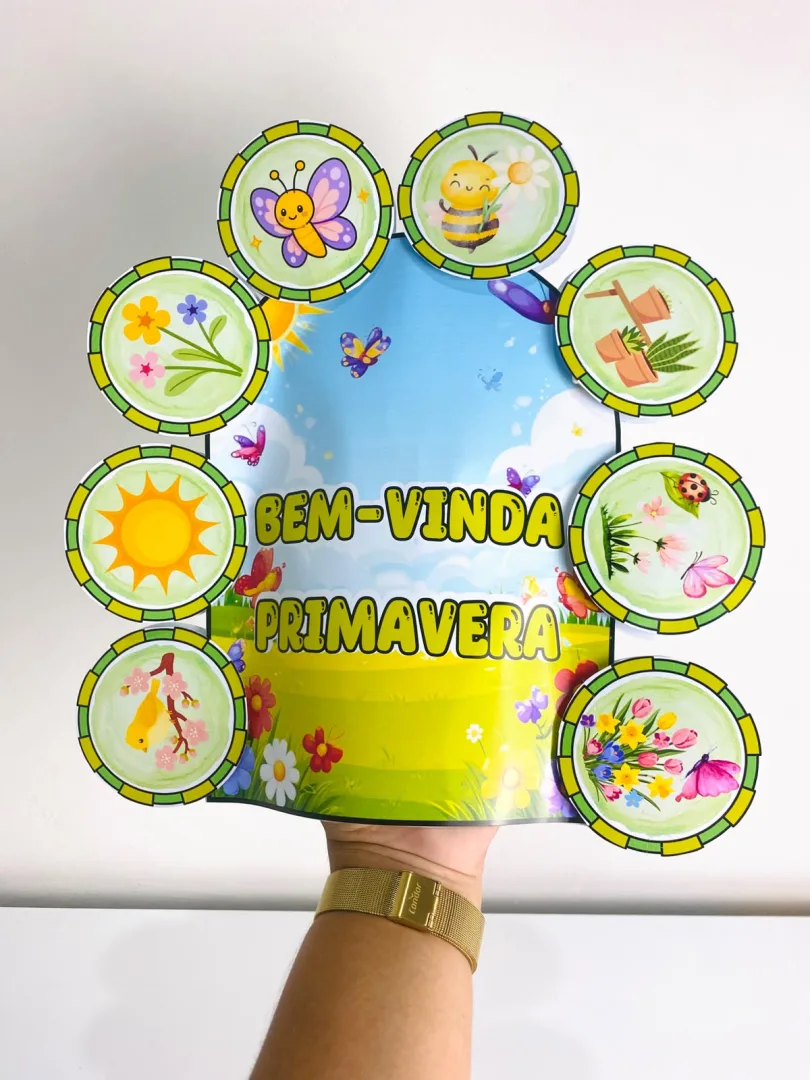 BEM VINDA PRIMAVERA HISTÓRIA NA LUVA — imagem 3