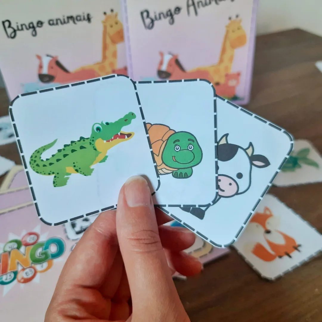 Bingo de Animais - Educação Infantil - PDF com 32 Cartelas — imagem 3