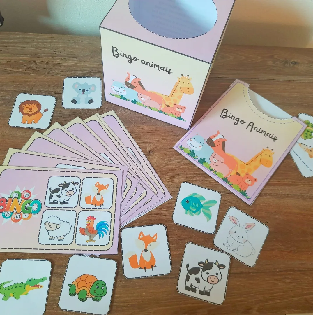 Bingo de Animais - Educação Infantil - PDF com 32 Cartelas — imagem 4