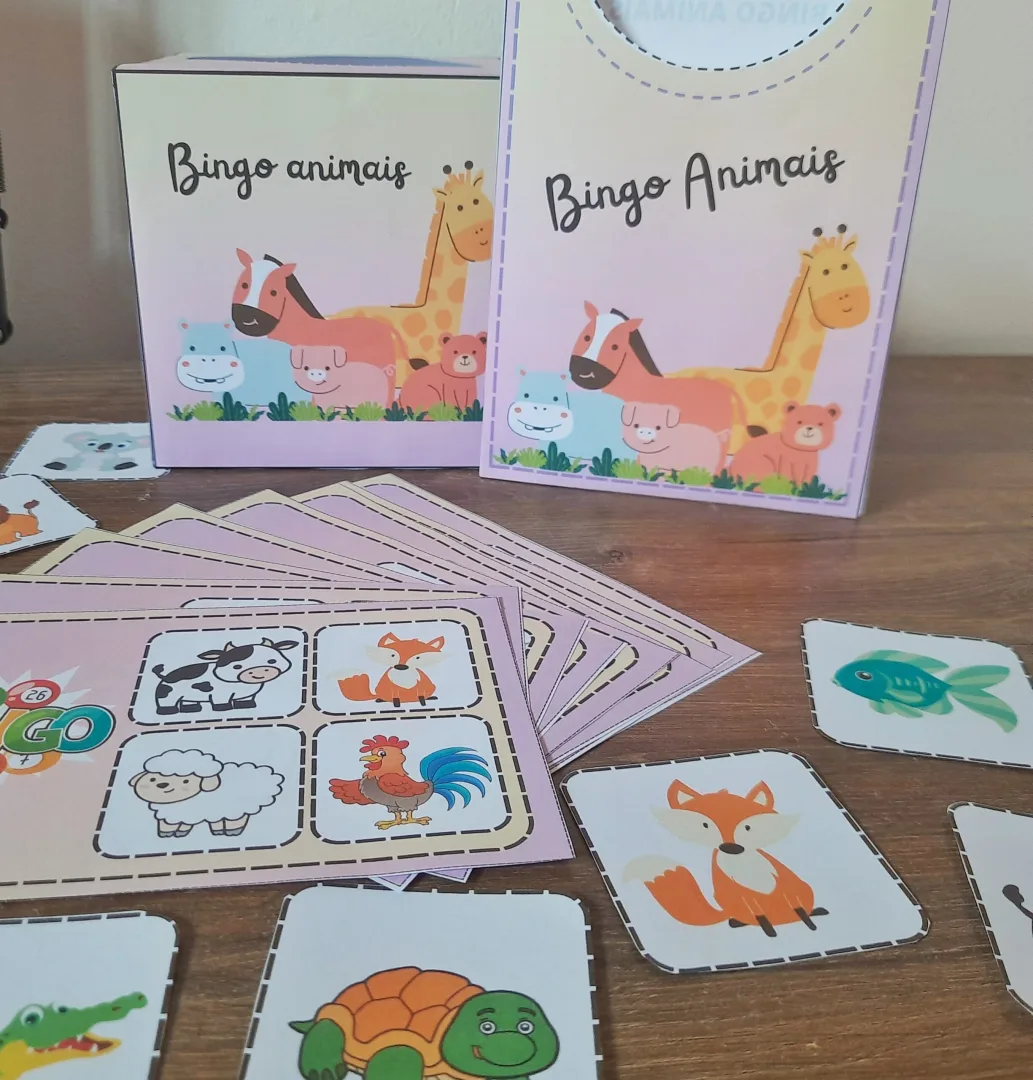 Bingo de Animais - Educação Infantil - PDF com 32 Cartelas — imagem 6