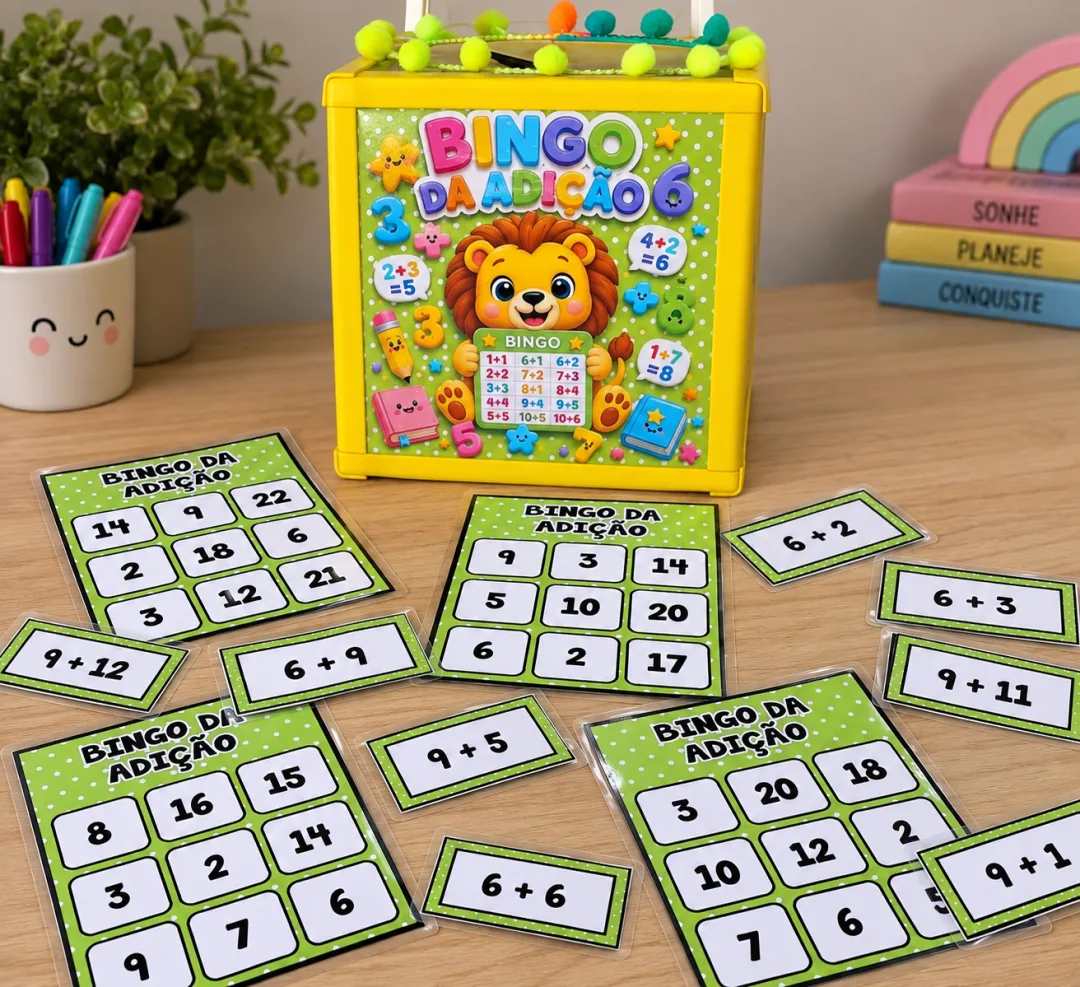 Bingo da Adição – Arquivo Digital - Educação Infantil — imagem 2