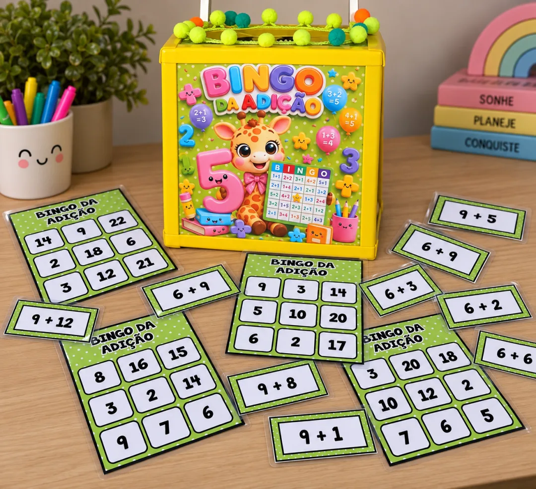 Bingo da Adição – Arquivo Digital - Educação Infantil — imagem 4
