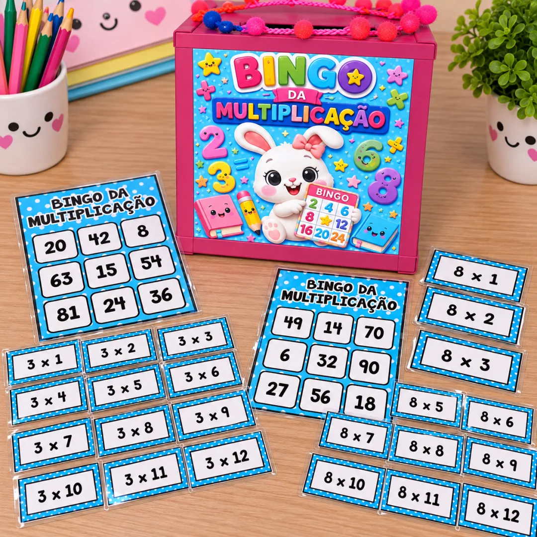 Bingo da Multiplicação – Arquivo Digital - Educação Infantil — imagem 2