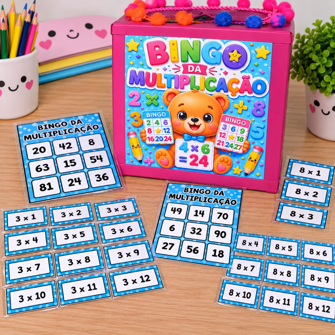 Bingo da Multiplicação – Arquivo Digital - Educação Infantil — imagem 3
