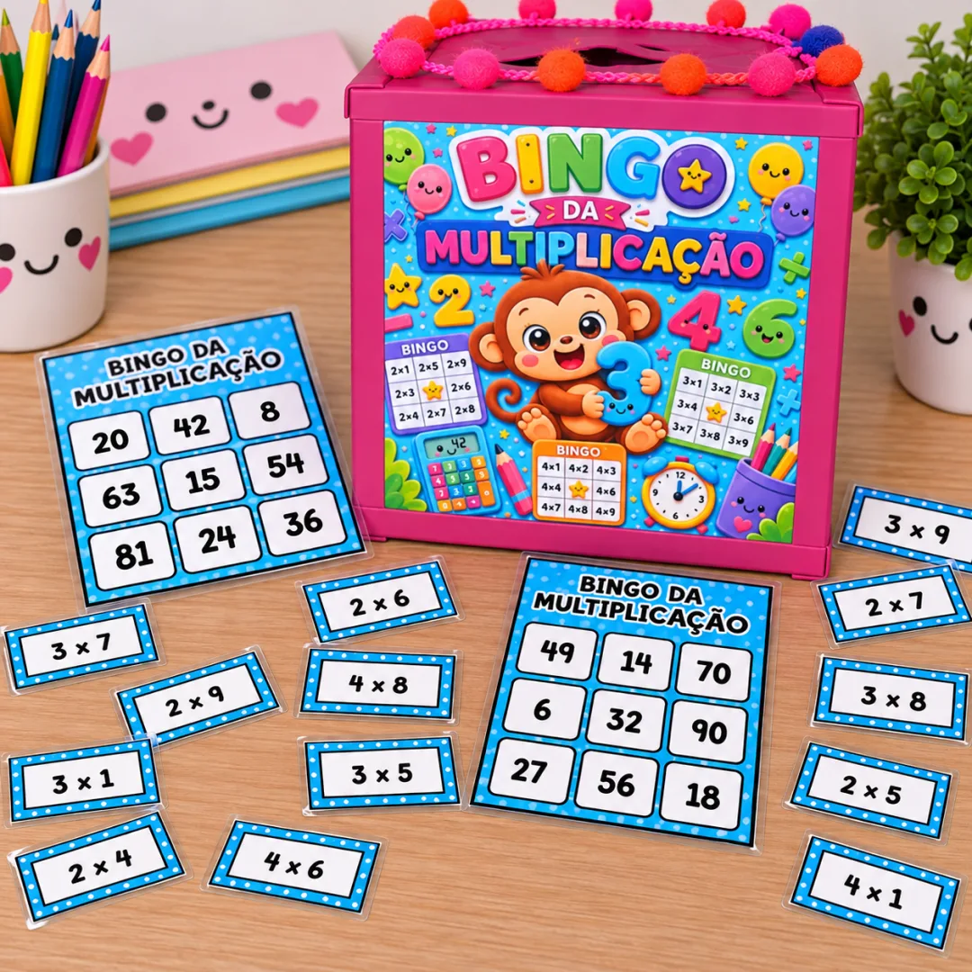 Bingo da Multiplicação – Arquivo Digital - Educação Infantil — imagem 5