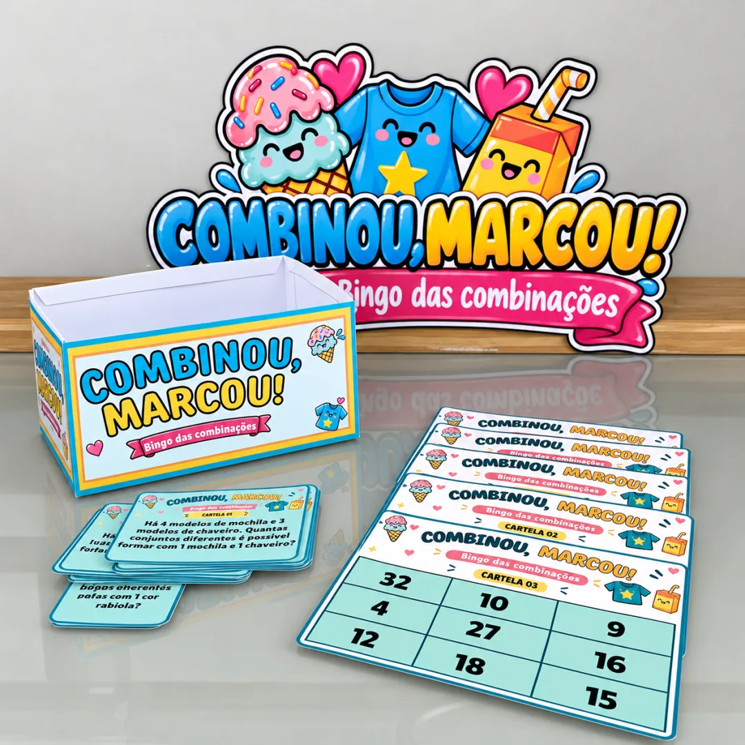 Bingo das Combinações - 4º e 5º anos - Matemática - PDF — imagem 2