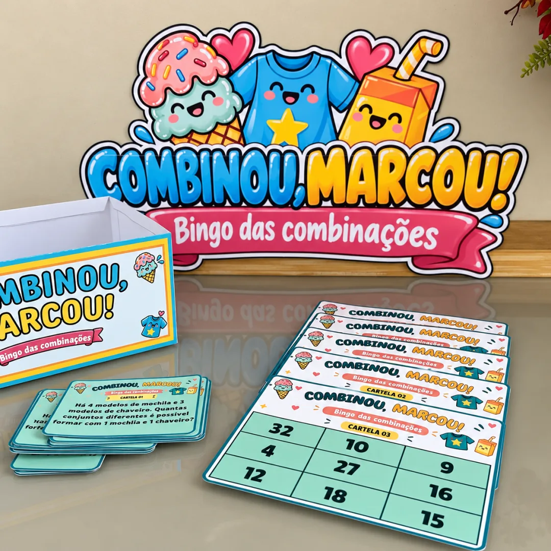 Bingo das Combinações - 4º e 5º anos - Matemática - PDF — imagem 4