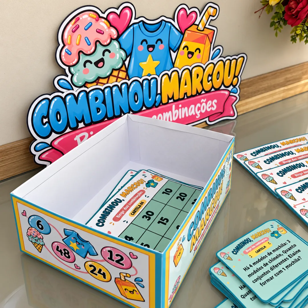 Bingo das Combinações - 4º e 5º anos - Matemática - PDF — imagem 5