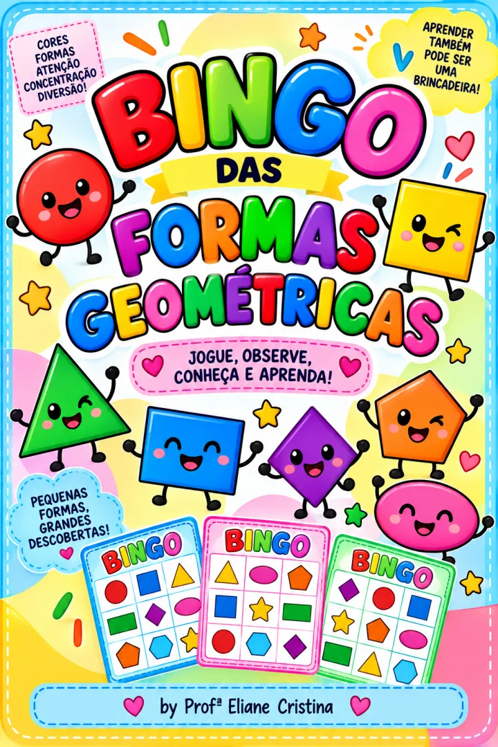 Bingo das Formas Geométricas - Educação Infantil - PDF — imagem 2